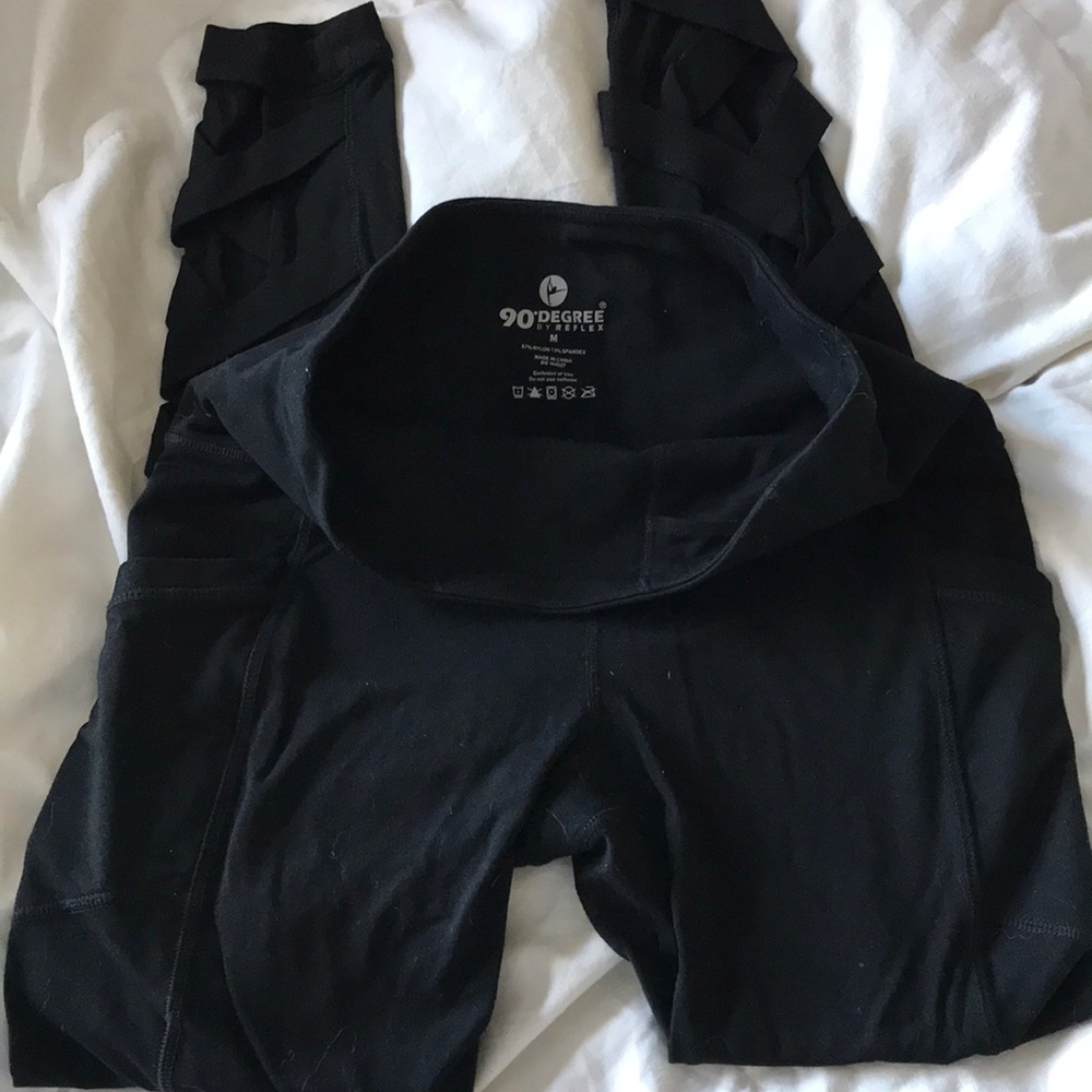90 degree by reflex full length workout leggings